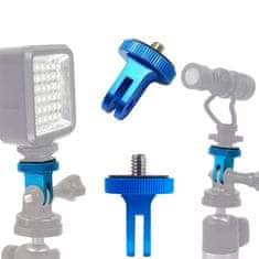 shumee Aluminijast 1/4" adapter za GoPro SJCAM DJ kamere z 1/4" navojem