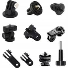 shumee Adapter za stojalo za GoPro 10-v-1 komplet stojal za akcijske kamere GoPro 12, 11, 10