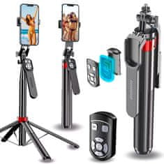 shumee Kjek Selfie stativ 180 cm za pametne telefone, telefone, športne kamere GoPro