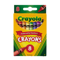 shumee Barvice za otroke za šolo, nestrupene, Crayola barvice, 8 barv