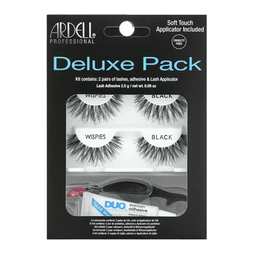 shumee Umetne trepalnice Ardell Wispies Deluxe Pack + lepilo DUO 2,5 g + aplikator 1 kos.
