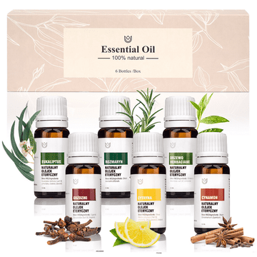 shumee Komplet eteričnih olj bež barve 6 x 12 ml NA