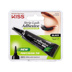 shumee Črno lepilo za umetne trepalnice z alojo Strip Lash Adhesive KISS 7 g tuba