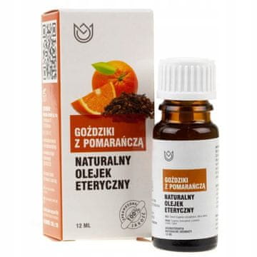 shumee Eterično olje klinčkov in pomaranče 100 % naravno za aromaterapijo 10 ml