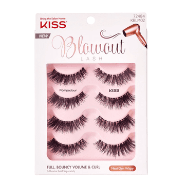 KISS Umetne trepalnice Pompadour Multi x4 Kiss na traku