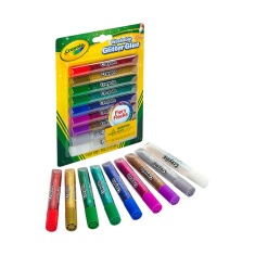 shumee Fiery Flecks Crayola pralno lepilo z bleščicami za umetniške projekte, 9 barv