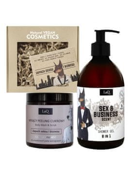 shumee Darilni set gela/pilinga/mila DOBERMAN LaQ za moške