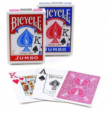 shumee Poker karte Bicycle Jumbo 2 x 52 kart