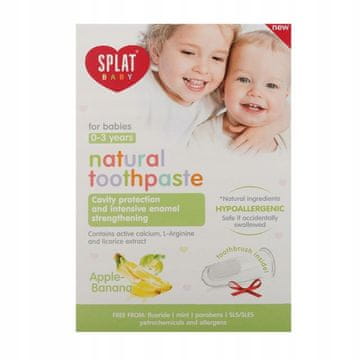 shumee Zobna pasta Splat Kids z okusom banane 40 ml + zobna ščetka