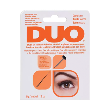 shumee Lepilo za umetne trepalnice Ardell DUO Brush On Dark z vitamini 5 ml