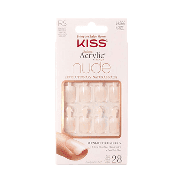 shumee Manikura z naravnimi umetnimi nohti + lepilo Nude Nails KAN01 Kiss 28 kosov