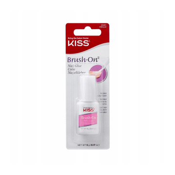KISS Močno in obstojno lepilo za umetne nohte s čopičem Brush-On Kiss 5 g