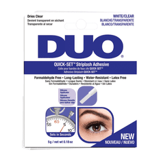 Ardell Ardell DUO Quick-Set brezbarvno lepilo za umetne trepalnice, hitro sušeče, 5 g