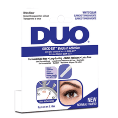 Ardell Ardell DUO Quick-Set brezbarvno lepilo za umetne trepalnice, hitro sušeče, 5 g