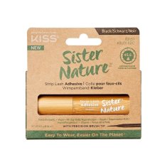 shumee Čopič za lepljenje umetnih trepalnic Sister Nature KISS črne barve, vegansko, 4,1 g