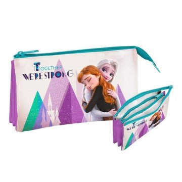 shumee Otroški šolski peresnik s tremi predelki Frozen Kids Euroswan 21 cm