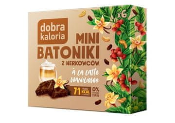 shumee Vanilijeve ploščice z lattejem in indijskimi oreščki 102 g Dobra Kalorija