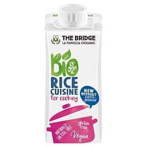 shumee RIŽEVA SMETANA ZA KUHANJE BREZ SLADKORJA BREZ GLUTENA BIO 200 ml THE BRIDGE