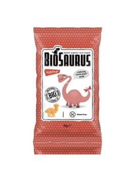 shumee Pečeni koruzni čips z ekološkim kečapom 50g BioSaurus