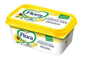 Flora Omega 3 in 6 naravna 1 % rastlinska 4 g