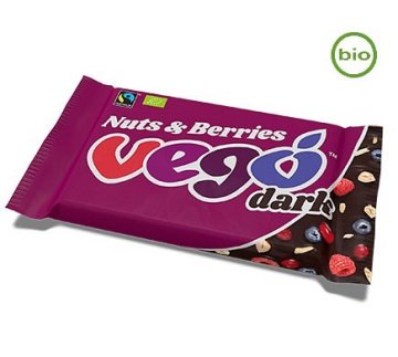 shumee Veg temna čokolada z oreščki in jagodičevjem 85 g