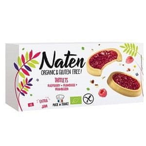 shumee Tartleti z malinovo marmelado brez glutena, ekološki, 130 g NATEN