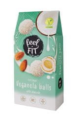 Veganske kokosove kroglice z mandlji Feel Fit, brez sladkorja, 63 g