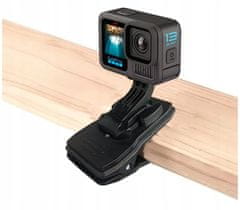shumee 360-stopinjski nosilec za nahrbtnik s sponko za GoPro 13, 12, 11, 10, 9, 8, 7 Mn, DJ
