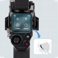 shumee 9H kaljeno steklo za zaslon za Gmbal DJ RS 4/Pro / RS 3/Pro - 2 kosa
