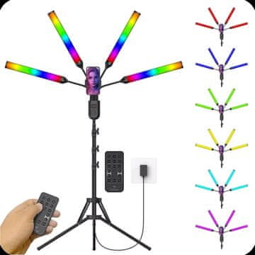 shumee RGB LED talna svetilka za studio, igralno sobo, 40 W