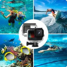 shumee Podvodno vodoodporno ohišje za GoPro Hero 12 11 10 9