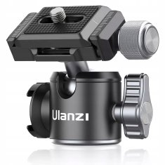 shumee Mn 3D kroglična glava z nosilnostjo 10 kg in 1/4'' navojem Ulanz U-80L za stativ