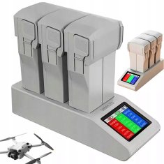 shumee Polnilnik HUB DJ dron Mn 3 / Mn 3 Pro / Mn 4 Pro 3aku barvni zaslon