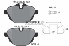 Textar ZAVORNE OBLOGE TEXTAR BMW T. F10/F11 520-530 10-/F25 X3 10-