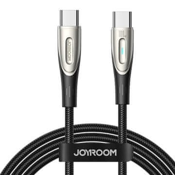 shumee Joyroom Star-Light Series SA27-CC5 USB-C / USB-C kabel 100W 1,2m - črn