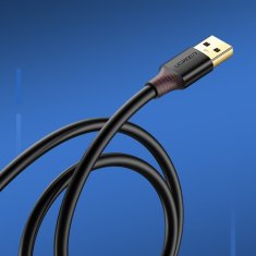 shumee Ugreen podaljšek USB 3.0 (ženski) - USB 3.0 (moški) adapter 1m črn (10368)