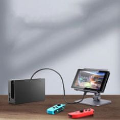 shumee Ugreen US372 30205 USB-C - USB-C PD QC kabel 100W 5A 10Gbps 1m - siv