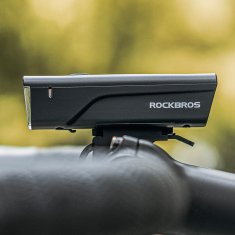 shumee Rockbros 24510003001 Sprednja luč za kolo 260 lm + USB-C - kabel USB-A - črna