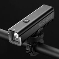 shumee Rockbros 24610002001 Sprednja luč za kolo 1000 lm + USB-C - kabel USB-A - črna