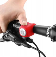 shumee Elektronski zvonec za kolo Rockbros CB1709RD - rdeč