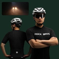 shumee Rockbros 15120002005 Kolesarski dres s kratkimi rokavi XXL - črn