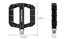 shumee Rockbros 2017-12CBK najlonski komplet pedal za kolo - črn