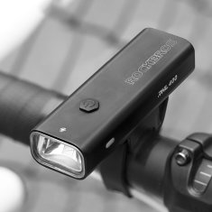 shumee Rockbros 24310006001 sprednja kolesarska luč 400 lm + mikro USB kabel - USB-A - črna