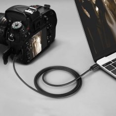 shumee Ugreen US242 USB-C (moški) / mini USB (moški) kabel 1 m - črn