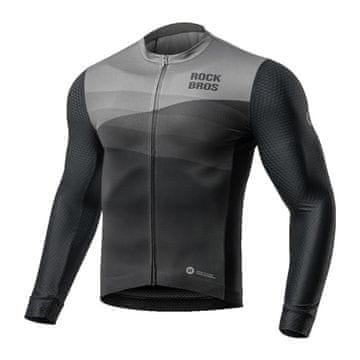 shumee Rockbros 15120009005 Kolesarski dres z dolgimi rokavi pomlad/poletje XXL - črn