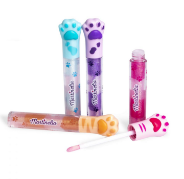 shumee Martinelia barvit bleščilo za ustnice za otroke, živalska šapa, 1 kos