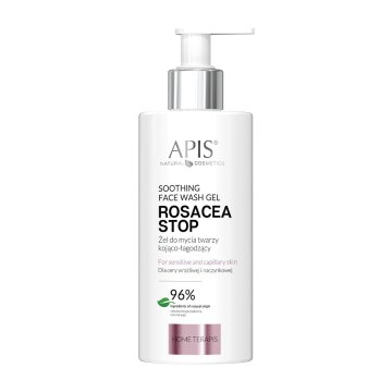 shumee Rosacea Apis pomirjujoč gel za umivanje obraza za občutljivo kožo 300 ml