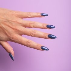 shumee Virtual Blue #826 Semilac hibridni lak za nohte z delci 7 ml Semilac