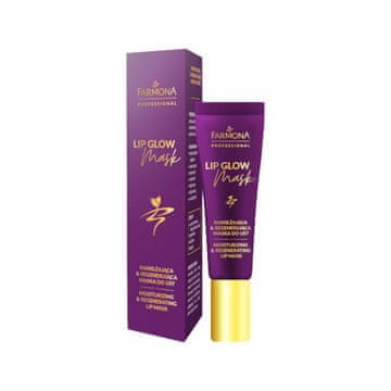FARMONA Farmona Lip Glow maska za ustnice z vitaminom E, mandljevim oljem in karitejevim oljem 12 ml
