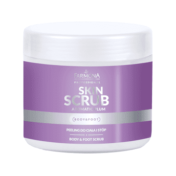 shumee Slivov piling za telo in stopala Skin Scrub Aromatic Plum Farmona 500g